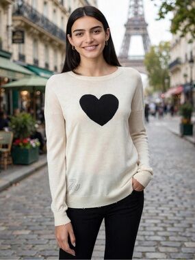 Zadig&Voltaire Women's Love Long Sleeved Knitwear Crewneck Sweater size Large